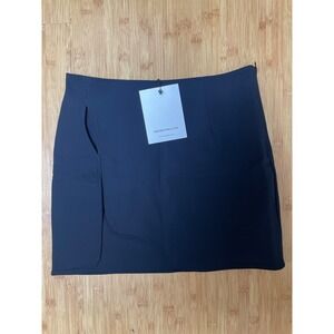 NEW! Mother Of All mini cut out‎ skirt high slit black size medium